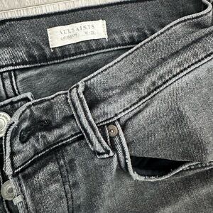 All saints cigarette denim size 32